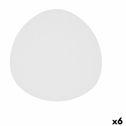 Snack tálca Bidasoa Fosil Fehér Kerámia Alumínium-oxid 25,2 x 24,8 x 1,2 cm (6 egység) MOST 28207 HELYETT 19900 Ft-ért!