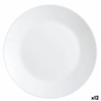   Lapos Tányér Luminarc Zelie Fehér Üveg Ø 25 cm (12 egység) MOST 14510 HELYETT 8681 Ft-ért!