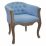 Karosszék DKD Home Decor Kék Poliészter Fa (58 x 56 x 69 cm) MOST 162815 HELYETT 104429 Ft-ért!