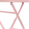 Asztal Készlet 2 Székkel DKD Home Decor MB-177410 Rózsaszín 60 x 60 x 75 cm (3 pcs) MOST 124352 HELYETT 73376 Ft-ért!