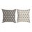 Párna DKD Home Decor Bézs szín Barna 60 x 10 x 60 cm Csillagok (2 egység) MOST 31618 HELYETT 18503 Ft-ért!