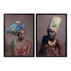   Kép DKD Home Decor African Art 65 x 3,5 x 90 cm Gyarmati Afrikai Nő Lakkozott (2 egység) MOST 62269 HELYETT 39404 Ft-ért!
