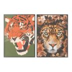   Kép DKD Home Decor 52 x 2,7 x 72 cm Tigris modern (2 egység) MOST 46831 HELYETT 27407 Ft-ért!