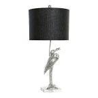   Asztali lámpa DKD Home Decor Fekete Ezüst színű Gyanta 60 W 220 V 33 x 33 x 74 cm MOST 80584 HELYETT 50995 Ft-ért!