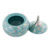 Ékszeres doboz DKD Home Decor Porcelán Türkizkék 14 x 14 x 17 cm MOST 19846 HELYETT 11881 Ft-ért!