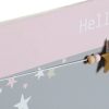 Fényképkeret Csipeszekkel DKD Home Decor Hello Lovely Fa MDF Csillagok 40 x 1 x 24 cm MOST 6489 HELYETT 3638 Ft-ért!