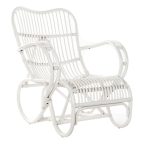   Karosszék DKD Home Decor 75 x 85 x 85 cm Fehér Rattan MOST 226313 HELYETT 127736 Ft-ért!