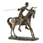   Dekoratív Figura DKD Home Decor Don Quijote Gyanta (36 x 19 x 39 cm) MOST 57087 HELYETT 33410 Ft-ért!