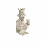   Dekoratív Figura DKD Home Decor 16 x 15 x 30 cm Fehér Gyanta Majom Trópusi Decapé MOST 22924 HELYETT 13418 Ft-ért!