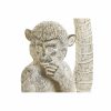 Dekoratív Figura DKD Home Decor 8424001749805 15 x 12 x 29 cm Fehér Gyanta Majom Trópusi Decapé MOST 21130 HELYETT 12368 Ft-ért!