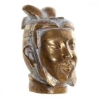   Dekoratív Figura DKD Home Decor Aranysàrga Gyanta Keleti fej 11,5 x 12 x 18 cm MOST 9096 HELYETT 5101 Ft-ért!
