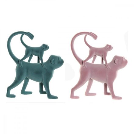 Dekoratív Figura DKD Home Decor Zöld Rózsaszín Gyanta Kötegelt Trópusi 22,5 x 8 x 27,5 cm MOST 30566 HELYETT 17891 Ft-ért!