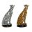 Dekoratív Figura DKD Home Decor Fekete Narancszín Fehér Leopárd Gyanta Gyarmati 16 x 16 x 32 cm MOST 40837 HELYETT 23902 Ft-ért!