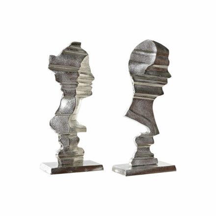 Dekoratív Figura DKD Home Decor Alumínium (2 pcs) (22.5 x 12.5 x 52 cm) MOST 67660 HELYETT 48598 Ft-ért!
