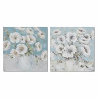   Kép DKD Home Decor 100 x 2,8 x 100 cm Váza Shabby Chic (2 egység) MOST 58348 HELYETT 34146 Ft-ért!