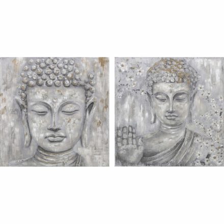 Kép DKD Home Decor 100 x 2,4 x 100 cm Buddha Keleti (2 egység) MOST 151291 HELYETT 97038 Ft-ért!