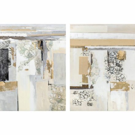 Kép DKD Home Decor 90 x 2,4 x 120 cm Absztrakt modern (2 egység) MOST 131785 HELYETT 84521 Ft-ért!
