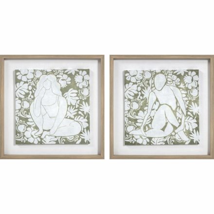 Kép DKD Home Decor 42 x 3 x 42 cm цветя Skandináv (2 egység) MOST 32275 HELYETT 18892 Ft-ért!