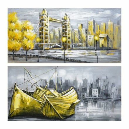 Kép DKD Home Decor Város 120 x 3 x 60 cm Loft (2 egység) MOST 53591 HELYETT 33914 Ft-ért!