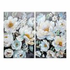   Kép DKD Home Decor цветя 80 x 3 x 120 cm Romantikus (2 egység) MOST 69531 HELYETT 44001 Ft-ért!