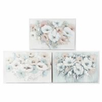   Kép DKD Home Decor 120 x 3,5 x 80 cm цветя Shabby Chic (3 Darabok) MOST 123671 HELYETT 78262 Ft-ért!