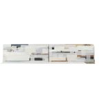   Kép DKD Home Decor 150 x 3,5 x 60 cm Absztrakt modern (2 egység) MOST 77343 HELYETT 48945 Ft-ért!