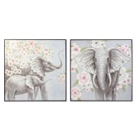   Kép DKD Home Decor Elefánt 100 x 3,5 x 100 cm Gyarmati цветя (2 egység) MOST 116502 HELYETT 73723 Ft-ért!