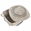 Dekoratív kosár DKD Home Decor Szürke Természetes Tengeri moszat Boho 45 x 35 x 43 cm MOST 72432 HELYETT 45836 Ft-ért!