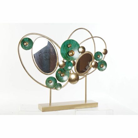 Dekoratív Figura DKD Home Decor 62 x 9 x 53,3 cm Absztrakt Aranysàrga Zöld MOST 46901 HELYETT 27449 Ft-ért!