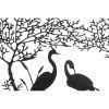 Fali Dekoráció DKD Home Decor 98 x 1 x 98 cm Fekete madarak (2 egység) MOST 72354 HELYETT 45787 Ft-ért!