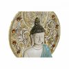 Fali Dekoráció DKD Home Decor 20 x 4 x 30,3 cm Piros Kék Aranysàrga Buddha Keleti (3 Darabok) MOST 50111 HELYETT 29326 Ft-ért!