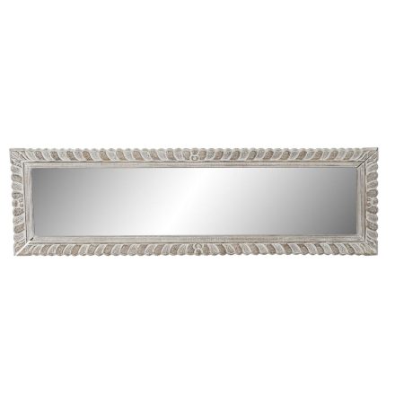 Falitükör DKD Home Decor Fehér Természetes Indiai Férfi Decapé 178 x 6 x 52 cm MOST 213227 HELYETT 127637 Ft-ért!
