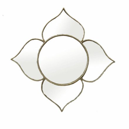 Falitükör DKD Home Decor Kristály Aranysàrga Gyanta (38 x 1,5 x 38 cm) MOST 8461 HELYETT 5787 Ft-ért!