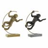 Dekoratív Figura DKD Home Decor 33 x 25 x 48 cm Fekete Aranysàrga Majom modern (2 egység) MOST 91845 HELYETT 58122 Ft-ért!