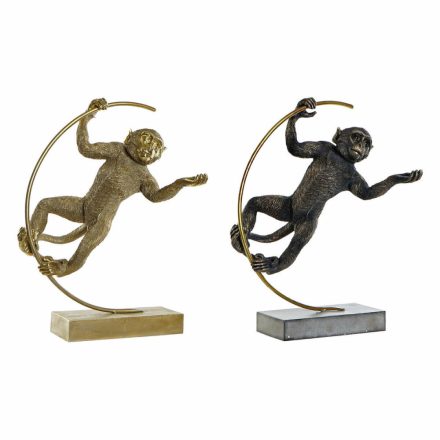 Dekoratív Figura DKD Home Decor 33 x 25 x 48 cm Fekete Aranysàrga Majom modern (2 egység) MOST 91845 HELYETT 58122 Ft-ért!