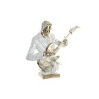   Dekoratív Figura DKD Home Decor 45 x 29 x 50 cm Aranysàrga Fehér Zenész MOST 77018 HELYETT 48738 Ft-ért!