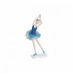   Dekoratív Figura DKD Home Decor Kék Romantikus Balett Táncos 11 x 6 x 23 cm MOST 11192 HELYETT 6283 Ft-ért!