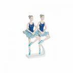   Dekoratív Figura DKD Home Decor Kék Romantikus Balett Táncos 14 x 7,5 x 21,5 cm MOST 13589 HELYETT 8135 Ft-ért!