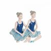 Dekoratív Figura DKD Home Decor Kék Romantikus Balett Táncos 14 x 7,5 x 21,5 cm MOST 13589 HELYETT 8135 Ft-ért!