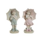   Dekoratív Figura DKD Home Decor 28 x 20 x 48,5 cm Kék Rózsaszín Gyermek (2 egység) MOST 71767 HELYETT 45414 Ft-ért!