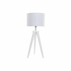   Asztali lámpa DKD Home Decor Fehér Poliészter Fa 220 V 50 W (30 x 30 x 72 cm) MOST 39793 HELYETT 27440 Ft-ért!