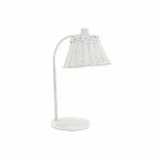   Asztali lámpa DKD Home Decor Fém Fehér vesszőfonás 220 V 50 W (22 x 28 x 48 cm) MOST 38053 HELYETT 25018 Ft-ért!