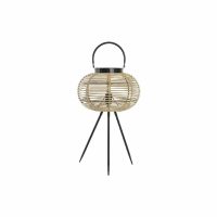   Asztali lámpa DKD Home Decor Fekete Fém Barna Bambusz (34 x 34 x 56 cm) MOST 35740 HELYETT 20917 Ft-ért!