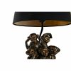 Asztali lámpa DKD Home Decor Fekete Aranysàrga Gyarmati 220 V 50 W Majom (31 x 31 x 48 cm) MOST 57737 HELYETT 36535 Ft-ért!
