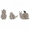 Dekoratív Figura DKD Home Decor Zöld Rózsaszín Természetes Állatok Shabby Chic 20,5 x 10 x 17 cm (3 Darabok) MOST 38494 HELYETT 22529 Ft-ért!