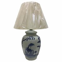   Asztali lámpa DKD Home Decor Kék Fehér Porcelán Elefánt (40 x 40 x 60 cm) MOST 49601 HELYETT 31546 Ft-ért!