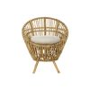 Karosszék DKD Home Decor 8424001750092 Természetes Pamut Fehér Rattan (74 x 67 x 85 cm) MOST 209097 HELYETT 119807 Ft-ért!