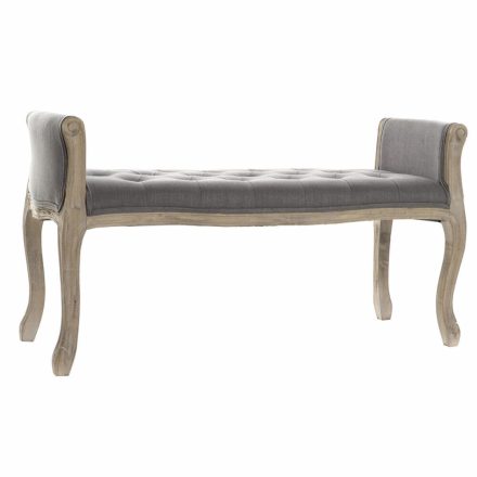 Bárszék DKD Home Decor   Természetes Sötét szürke Gumifa Vászon 109 x 44,5 x 60 cm MOST 131800 HELYETT 84537 Ft-ért!
