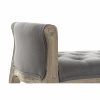 Bárszék DKD Home Decor   Természetes Sötét szürke Gumifa Vászon 109 x 44,5 x 60 cm MOST 131800 HELYETT 84537 Ft-ért!