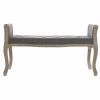 Bárszék DKD Home Decor   Természetes Sötét szürke Gumifa Vászon 109 x 44,5 x 60 cm MOST 131800 HELYETT 84537 Ft-ért!